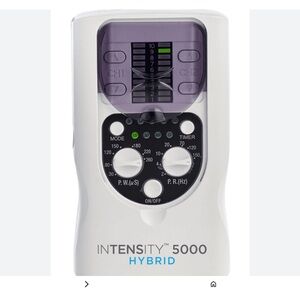 5000 Hybrid Electronic TENS Unit - White and Purple